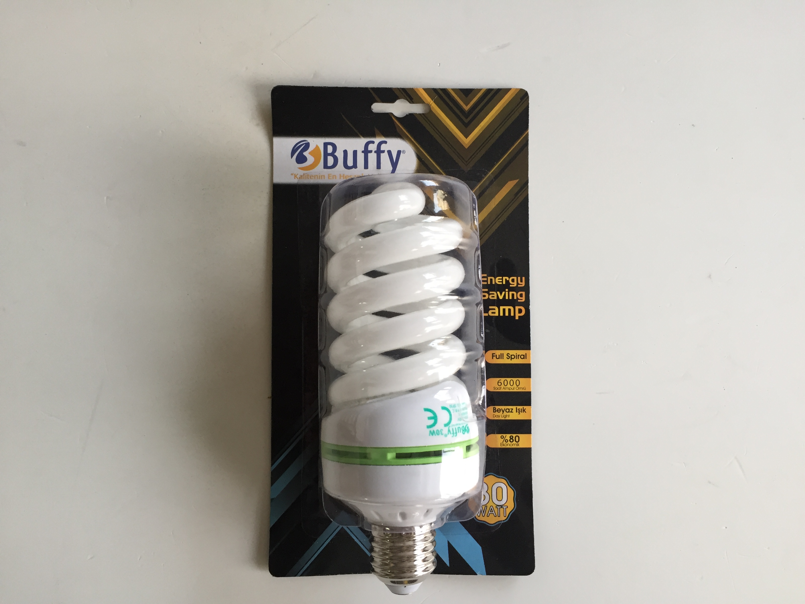 BUFFY 30W Kartelalı Enerji Tasarruflu Lamba